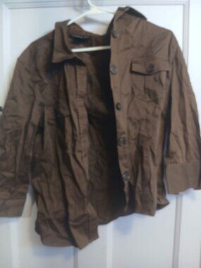 Donna Rae New York Womens 10 Brown Jacket